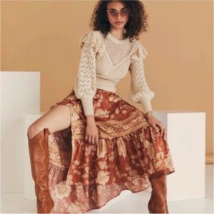 NWT Spell and The Gypsy Collective Sloan Maxi Skirt Sz  XS 💫